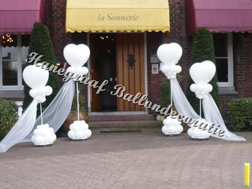 Huwelijk decoratie Hanegraaf